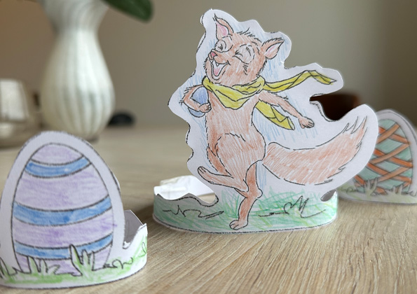 Kreativ krea-pakke fra Fabelskoven – udklip og saml figurer til påske eller forårshygge