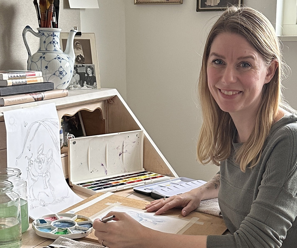 Tine – illustrator og skaberen af Fabelskoven
